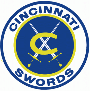 Cincinnati Swords 1971-1974 Alternate Logo iron on transfers for T-shirts